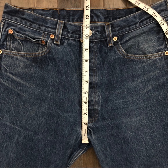Vintage Levi’s 501 Curved Hem Cropped Jeans!!! - Picture 5 of 8